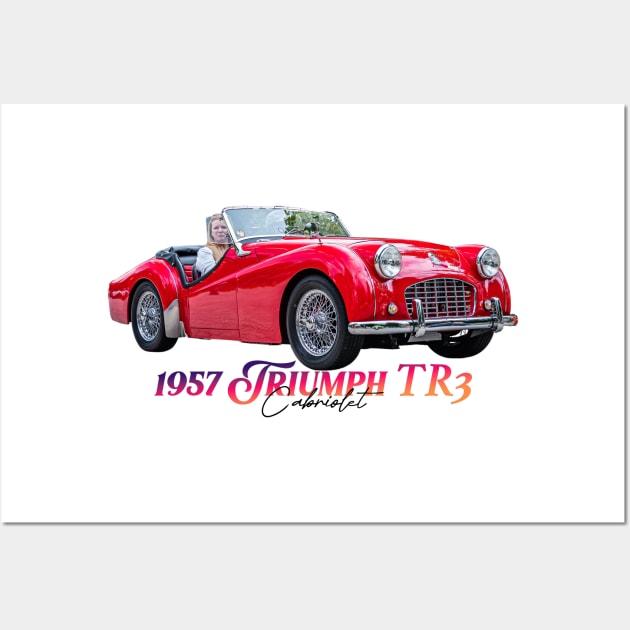 1957 Triumph TR3 Cabriolet Wall Art by Gestalt Imagery